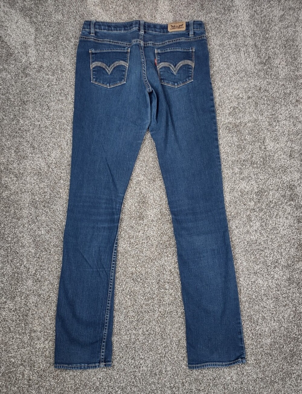 Levis Jeans Women Juniors Sz 16 Reg Mid Rise Skinny Denim San Francisco